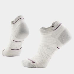 Șosete Merino alergare Smartwool Run - gri Ash | Low Ankle | Zero Cushion
