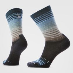 Șosete Merino casual Smartwool Everyday Stitch Stripe - gri Charcoal | Ash | Crew