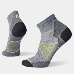 Șosete Merino alergare Smartwool Run - gri Medium Gray | Ankle | Zero Cushion