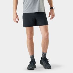 Pantaloni scurți sport Smartwool Active Lined 5" - negru | Merino reciclat