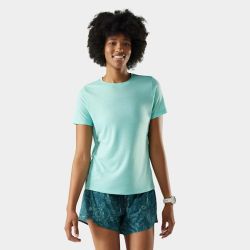 Tricou Merino sport Smartwool Active Mesh - albastru Pacific | femei