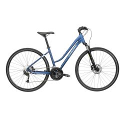 Bicicleta Trekking Kross Evado 6.0 PP 28 inch albastra Shimano Alivio