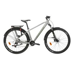 Bicicleta MTB Hardtail Kross Hexagon 4.0 EQ 27.5 inch argintie Shimano Acera