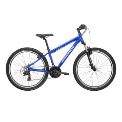 Bicicleta MTB Hardtail Kross Hexagon 1.0 26 inch albastra Shimano Tourney