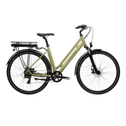 Bicicleta Electrica City Kross Sentio Hybrid 28 inch kaki Shimano Tourney
