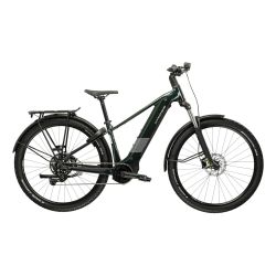 Bicicleta Electrica MTB Kross Influx SUV HYB 2.0 600 27.5 inch verde Shimano Cues