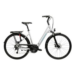 Bicicleta Urban Kross Sentio 3.0 28 inch argintie Shimano Acera