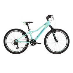 Bicicleta Copii Kross LEA JR 1.0 24 inch celadon Shimano Tourney