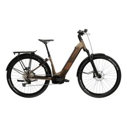 Bicicleta Electrica MTB Kross Influx HYB SUV LS 4.0 800 27.5 inch maro Shimano Deore