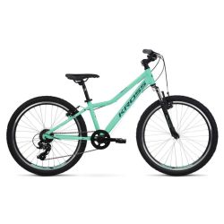 Bicicleta Copii Kross LEA JR 24 24 inch celadon Shimano Tourney