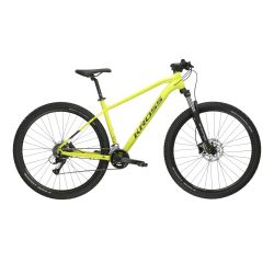 Bicicleta MTB Hardtail Kross Level 1.0 29 inch verde lime Shimano Acera