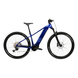 Bicicleta Electrica MTB Kross Influx HYB 4.0 800 27.5 inch albastra Shimano Deore