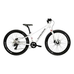 Bicicleta Copii Kross Level JR 2.0 24 inch alba Shimano Tourney