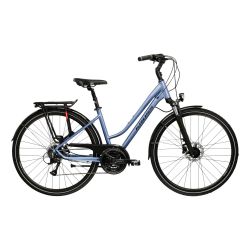 Bicicleta Urban Kross Trans 4.0 28 inch albastra Shimano Acera