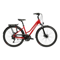 Bicicleta Trekking Kross Trans 5.0 28 inch rosie Shimano Deore