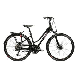 Bicicleta Trekking Kross Trans 7.0 28 inch neagra Shimano Cues