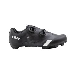 Pantofi ciclism MTB XC Northwave Striker Wide - negru/gri | calapod larg