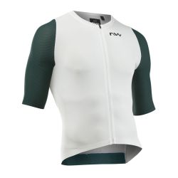 Tricou ciclism Northwave Extreme Evo - alb/petrol | UPF50+