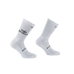 Șosete ciclism Northwave Hello | confort și respirabilitate - white