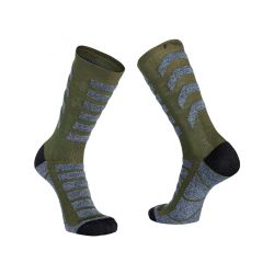 Șosete ciclism iarnă Northwave Husky Ceramic - verde | izolație ceramică