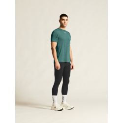 Tricou alergare Craft ADV Essence SS Tee 2 - verde | poliester reciclat