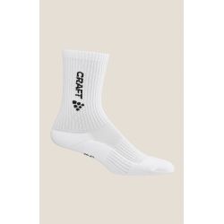 Șosete antrenament Craft Core Training Sock - albe | confort zilnic