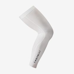 Incalzitoare picioare Castelli UPF 50+ Leg 3, unisex, alb