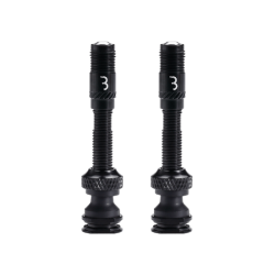 Valve tubeless BBB Valve CoreCap aluminiu negru 40mm set 2 bucati