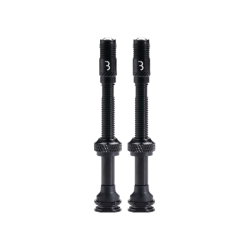 Valve tubeless BBB Valve CoreCap aluminiu negru 60mm set 2 bucati