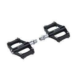 Pedale Force GRIT aluminiu cu rulmenti, negru
