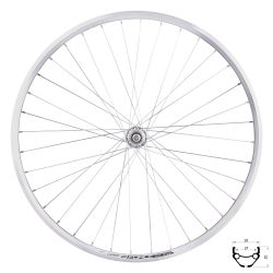 Roata spate Force Prime 28 622x21 Argintie 36h