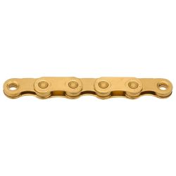 Lant KMC X Flat TiN 12/13 viteze Gold 126 zale ceruit