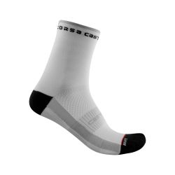 Sosete Castelli Rosso Corsa W 11, pentru femei, alb/negru, S/M, 35-38