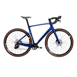 Bicicleta Gravel Kross Esker RS 2.0 28 inch albastra SRAM Apex