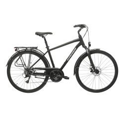 Bicicleta Trekking Kross Trans 3.0 BG 28 inch neagra Shimano Acera