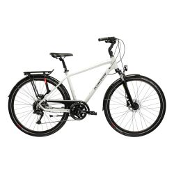 Bicicleta Trekking Kross Trans 5.0 28 inch gri Shimano Deore