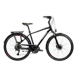 Bicicleta Trekking Kross Trans 7.0 28 inch neagra Shimano Cues