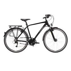 Bicicleta Urban Kross Trans 4.0 28 inch neagra Shimano Acera