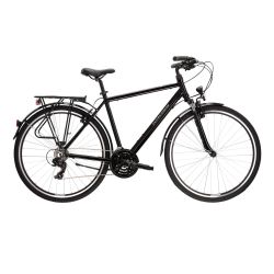 Bicicleta Trekking Kross Trans 1.0 28 inch neagra Shimano Tourney