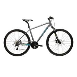 Bicicleta Trekking Kross Evado 3.0 28 inch gri Shimano Acera