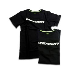 Tricou Polo Merida Logo scurt negru/alb