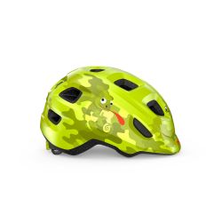 Casca ciclism copii MET Hooray - lime chameleon lucios