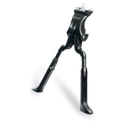 Picior sprijin Bikefun dublu cu montare la mijloc negru Cl-Ka54-Blk