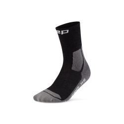 Șosete compresie hiking CEP Hiking Light Cushion Mid Cut - negru/gri