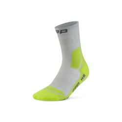Șosete compresie hiking CEP Hiking Light Cushion Mid Cut W - gri/lime