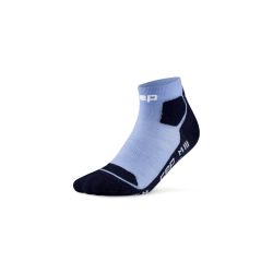 Șosete compresie hiking CEP Hiking Light Cushion Low Cut W - albastru deschis | bleumarin