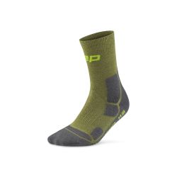 Șosete compresie CEP Hiking Mid Cushion - olive/gri | drumeții