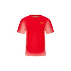 Tricou alergare CEP Core Run Short Sleeve - coral neon fade | respirabil