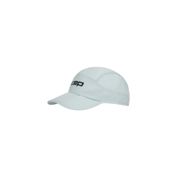 Șapcă pliabilă alergare CEP Run | protecție UV și ventilație - light grey