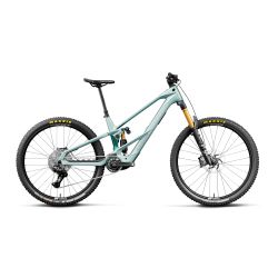 Orbea WILD LT M10 Avinox M2S (2027) - bicicletă electrică eMTB Enduro - Smooth Silver (Matt) - Escape Green C. View (Gloss)